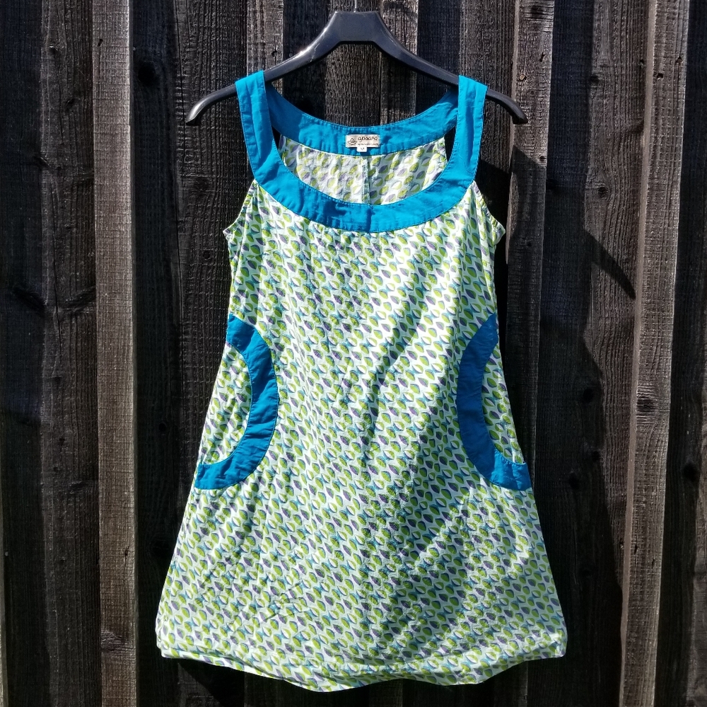 Apsara Dress Medium Leaf Pattern Ethically Source… - image 1